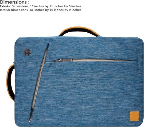 Hybrid Convertible Water Resistant 13" Laptop Work Backpack Shoulder Messenger for Business Executives, Professionals, Travel in Kuwait