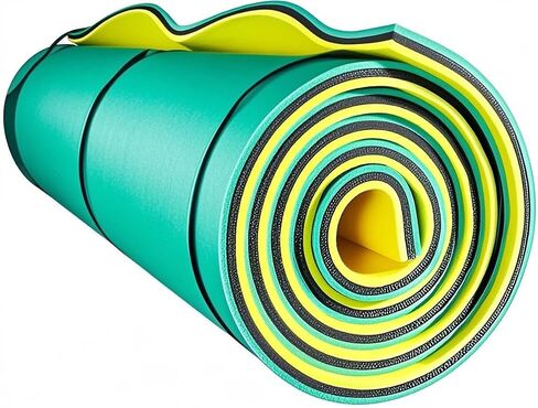 Floating Water Mat, 3-Layer and 1.38 inch Thick, 18'*6'/9'*6', Swimming Island,Aqua Pad,Used in Lake,Pool,on Beach, Vacation,Water Activities,Sports,Recreations,Parties,with Mooring Device in Saudi Arabia