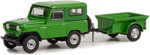 Greenlight 32250-A Hitch & Tow Series 25-1972 PATROL و 1/4 TON CARGO TRAILER 1/64 SCALE in Saudi Arabia