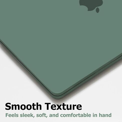 متوافق مع Macbook Air 13 Inch Case M1 2021 2020 2019 2018 (A2337 A2179 A1932) ، غلاف مفاتيح واقية من لوحة المفاتيح+لوحة شاشة Macbook Air 13.3 بوصة أخضر in Saudi Arabia