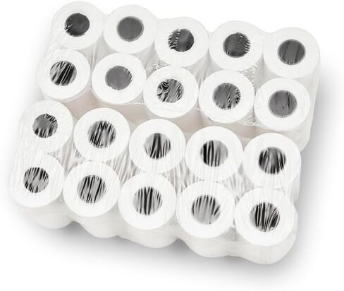 (5 حزم من 10 لفات) 2 1/4 × 55 لفائف الورق الحراري (50 لفائف) مصنوعة خصيصا ل Clover Flex Mini ، محطة مربعة ، Ingenico VX 520 ، PMC05262 استلام بطاقة الائتمان in Kuwait