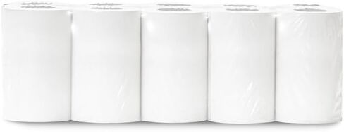 (5 حزم من 10 لفات) 2 1/4 × 55 لفائف الورق الحراري (50 لفائف) مصنوعة خصيصا ل Clover Flex Mini ، محطة مربعة ، Ingenico VX 520 ، PMC05262 استلام بطاقة الائتمان in Kuwait