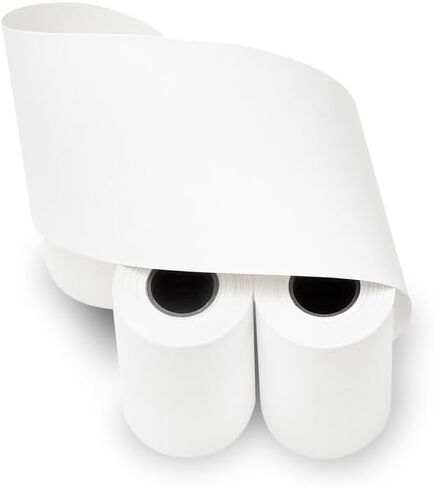 (5 حزم من 10 لفات) 2 1/4 × 55 لفائف الورق الحراري (50 لفائف) مصنوعة خصيصا ل Clover Flex Mini ، محطة مربعة ، Ingenico VX 520 ، PMC05262 استلام بطاقة الائتمان in Kuwait