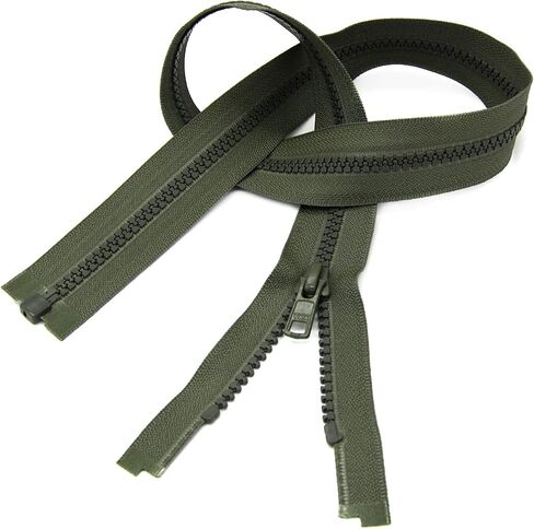 15 "فيلون سحاب ~ ykk #5 بلاستيك مصبوب ~ فصل - 567 خضراء الزيتون (1 سست/حزمة) in Saudi Arabia