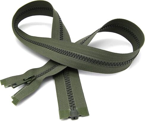 15 "فيلون سحاب ~ ykk #5 بلاستيك مصبوب ~ فصل - 567 خضراء الزيتون (1 سست/حزمة) in Saudi Arabia
