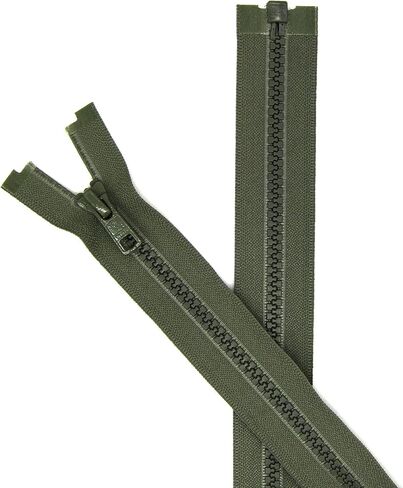15 "فيلون سحاب ~ ykk #5 بلاستيك مصبوب ~ فصل - 567 خضراء الزيتون (1 سست/حزمة) in Saudi Arabia