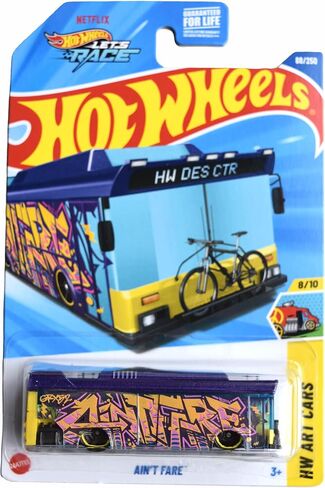 Hot Wheels Ain't Fare, HW Art Cars 8/10 [Purple] 88/250 in Saudi Arabia