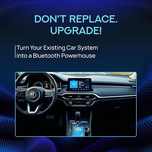 Bovee Tune2air WMA1000 - محول واجهة موسيقى بلوتوث لاسلكي لتكامل صوت السيارة in Kuwait