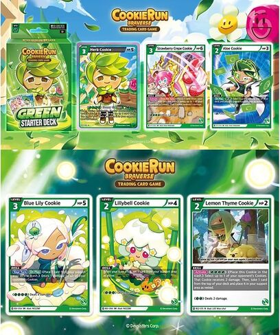 CookieRun TCG: Starter Deck Purple - 60 Cards - 2 Player Competitive Game in Kuwait