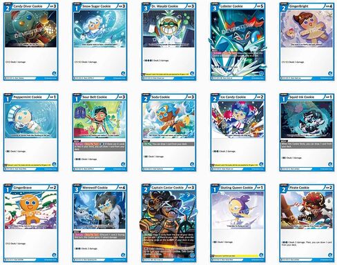 Cookierun: لعبة بطاقات Braverse Trading - Starter Deck Yellow - حزمة لعبة دفاعية ، مجموعة بطاقات 60 لاعب ، TCG التنافسية ، بناء سطح السفينة in Saudi Arabia