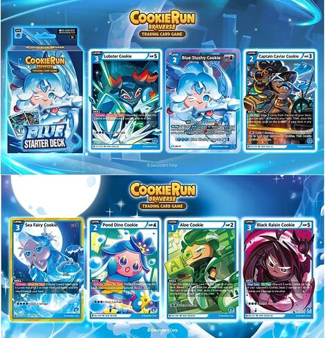 Cookierun: لعبة بطاقات Braverse Trading - Starter Deck Yellow - حزمة لعبة دفاعية ، مجموعة بطاقات 60 لاعب ، TCG التنافسية ، بناء سطح السفينة in Saudi Arabia