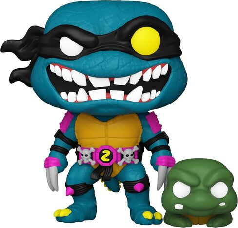 فونكو بوب! & Buddy: Teenage Mutant Ninja Turtles (TMNT) - Slash & Turtle Slash & Pre -Muted ، Slash and Turtle Slash - Finy Viny Figure - Gift Idea in Saudi Arabia