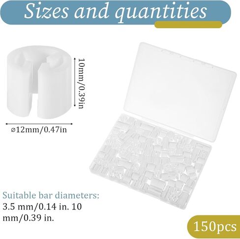 150 PCS علامات شماعات الملابس البلاستيكية البيضاء علامات فارغة مقطع ، بلاستيكي حجم شماعات الحجم بوكيل قضيب 3.5 ملم للملابس ترميز اللون رقم المفاجئ in Saudi Arabia