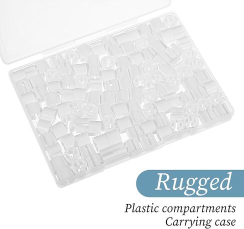 150 PCS علامات شماعات الملابس البلاستيكية البيضاء علامات فارغة مقطع ، بلاستيكي حجم شماعات الحجم بوكيل قضيب 3.5 ملم للملابس ترميز اللون رقم المفاجئ in Saudi Arabia