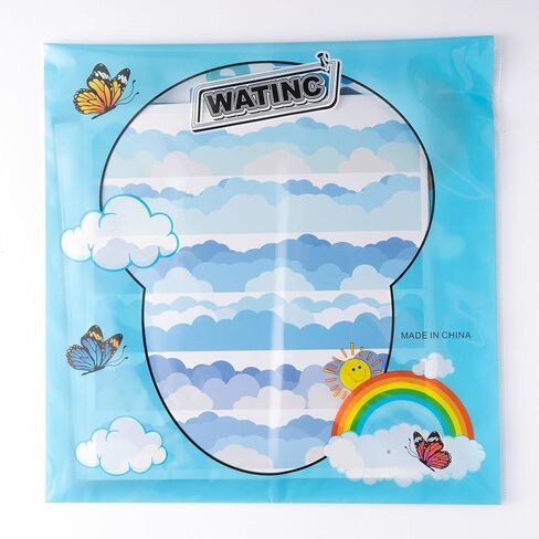 Watinc Back to School Science Fair Supplies ، 46pcs Project Self Reshersive Science Fair Project with 8 Letter Sticker 10 Subtitles ، Decore Bulletin Border Poster Decore for Classroom ( in Saudi Arabia