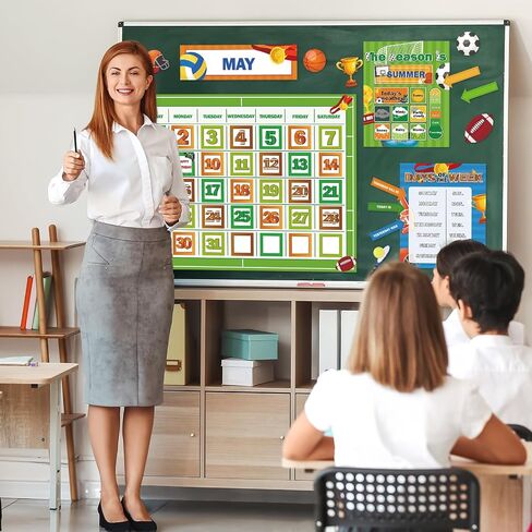 Farm Animal Calendar Bulletin Board Set for Classroom Decoration Farmhouse Calendar Seasons Weather Chart Barnyard Animal CTP Bulletin Board Paper-Cuts for Teachers Elementary School Classroom in Saudi Arabia
