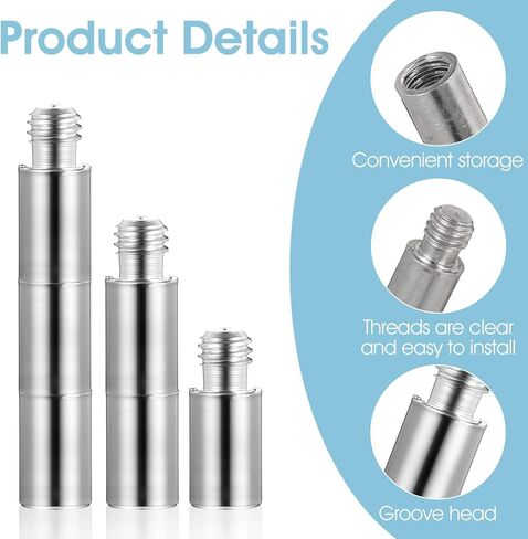 20 PCS Scrapbook Extension منشورات ، مسامير فضية شيكاغو ، منشورات الموسعة بوسع الألبوم البديلة للربط in Kuwait