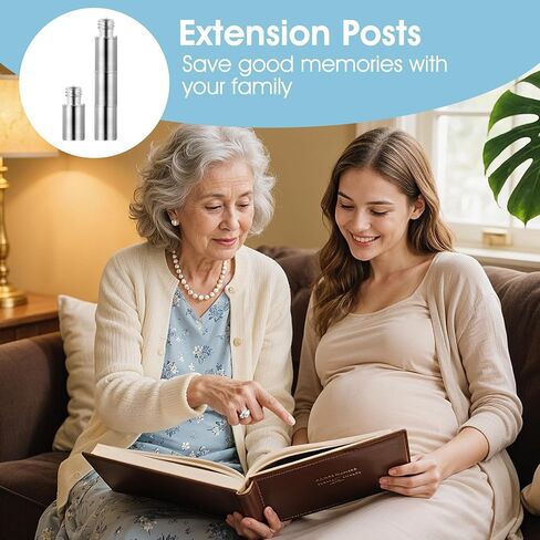 20 PCS Scrapbook Extension منشورات ، مسامير فضية شيكاغو ، منشورات الموسعة بوسع الألبوم البديلة للربط in Kuwait