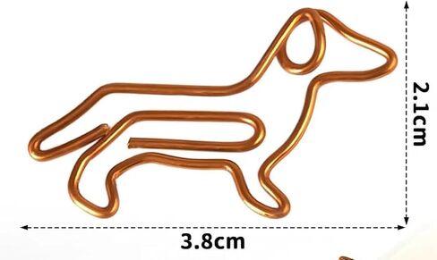 20 PCS Dachshund Paper Paper Clips Clips Animal Porkmarks ، Plage Dachshund Paperclips Clips Plans ، Foster Supplies ، Holder ، Binder and Paper Clips ، Clamps and Rings in Saudi Arabia