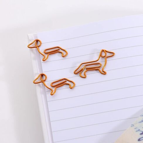 20 PCS Dachshund Paper Paper Clips Clips Animal Porkmarks ، Plage Dachshund Paperclips Clips Plans ، Foster Supplies ، Holder ، Binder and Paper Clips ، Clamps and Rings in Saudi Arabia