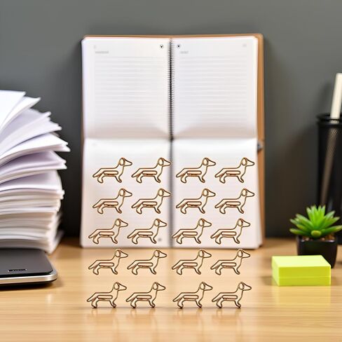 20 PCS Dachshund Paper Paper Clips Clips Animal Porkmarks ، Plage Dachshund Paperclips Clips Plans ، Foster Supplies ، Holder ، Binder and Paper Clips ، Clamps and Rings in Saudi Arabia