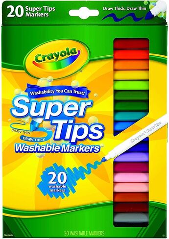 Super Tips Markers 20 count pack of 12 in Saudi Arabia