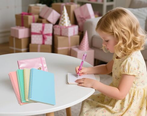 تحكم Yihuanyifa 4pcs Notebook Notebook اللوازم المدارس الجمالية A5 7mm الكلية بحكم 8.3 بوصة × 5.9 بوصة 80 ورقة -160 صفحات المجلات لطلاب العمل والملاحظات (4pcs Light Color) in Saudi Arabia