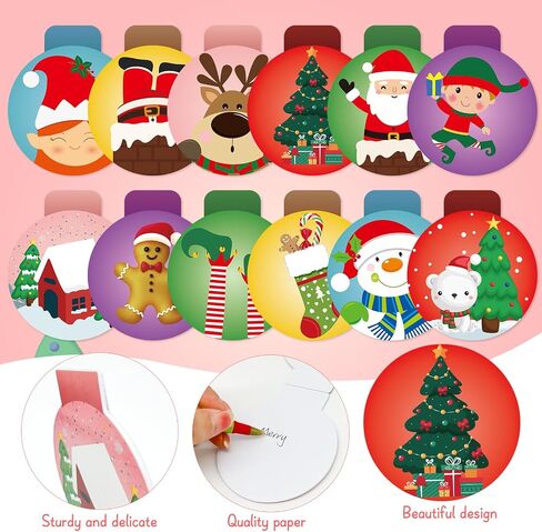 48 PCS عيد الميلاد حفلات MINI عيد الميلاد الجيب المحمول مجموعة عيد الميلاد هلام أقلام الثلج Snowman Santa Claus Notepads لعطلة عيد الميلاد مكافأة Goodie Bag Stuffer Supplies in Saudi Arabia