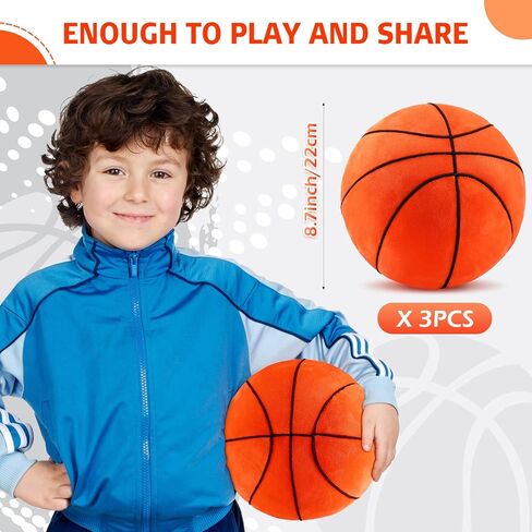 3 PCS Plush Basketball Basket Basket in Saudi Arabia