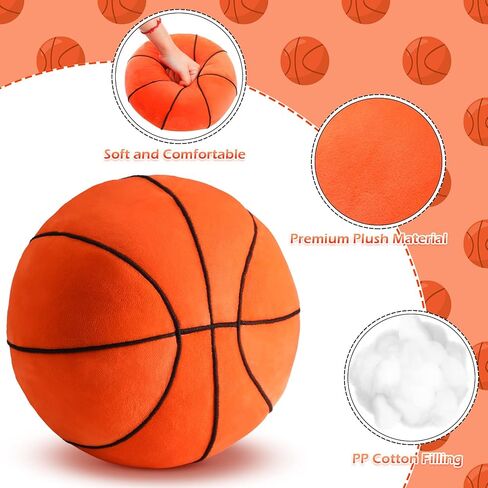 3 PCS Plush Basketball Basket Basket in Saudi Arabia