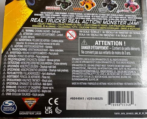 Monster Jam Ringling Bros. and Barnum & Bailey Diecast Truck, 1:64 Scale in Saudi Arabia