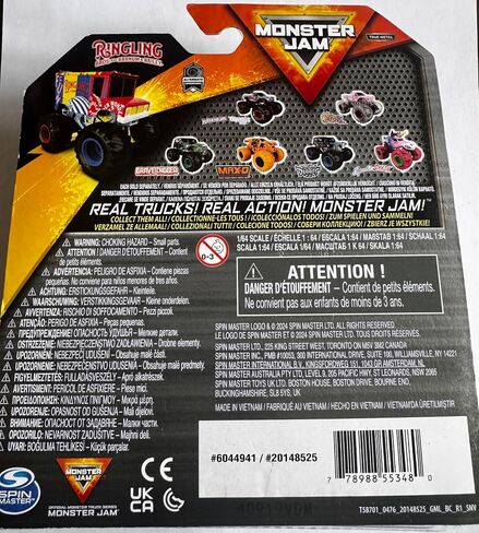 Monster Jam Ringling Bros. and Barnum & Bailey Diecast Truck, 1:64 Scale in Saudi Arabia