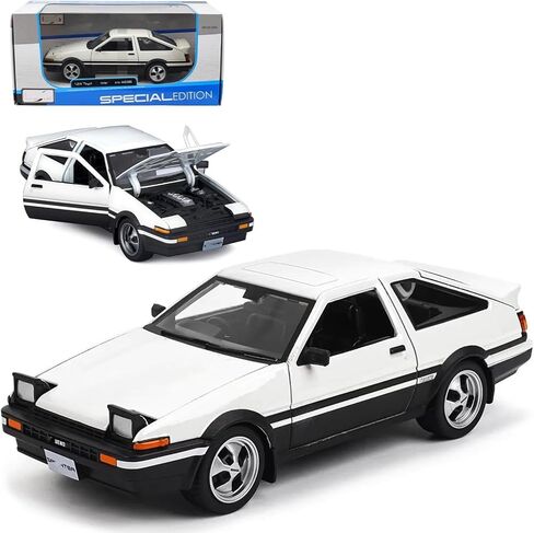 1/24 Alloy Ae86 Diecast Model Car Collectible Replica with Fine Class Vehicle Z for Initial D Toyota Ae86 Trueno in Saudi Arabia