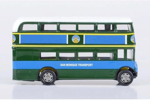 Double Decker Bus San Monique Transport 007 "Live and Let Die (1973) فيلم Diecast Model بواسطة Motormax 79846 in Saudi Arabia