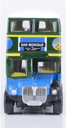 Double Decker Bus San Monique Transport 007 "Live and Let Die (1973) فيلم Diecast Model بواسطة Motormax 79846 in Saudi Arabia