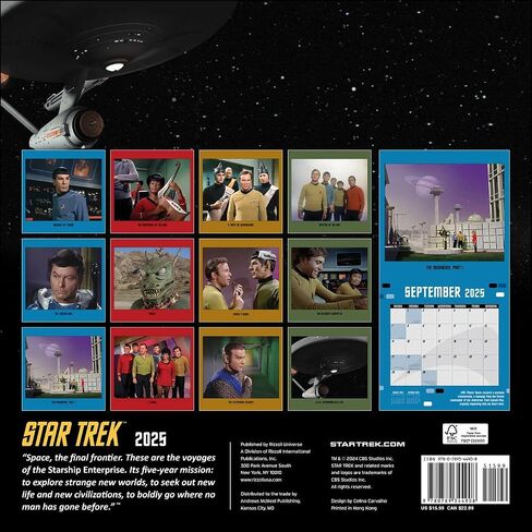 Star Trek 2025 Wall Calendar: The Original Series in Saudi Arabia
