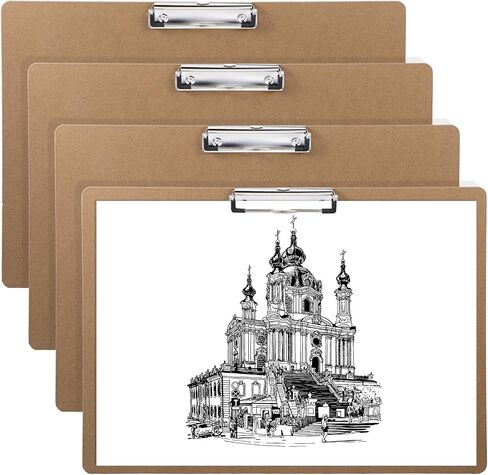 13 '× 17' 'Clipboards ، 4 pcs a3 clip double clip hardboard extra regboardes ، clipboboards low plough clip art clipboard material material materboard in Saudi Arabia