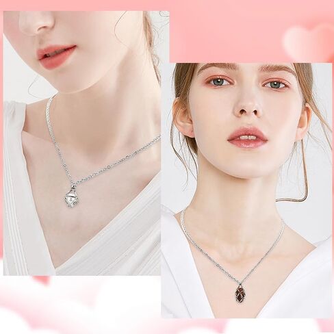 Sunnyclue 1 Box 6pcs Silver Crystal Stone Holders Necklace فارغة حامل بلوري كبير معدن من الفولاذ المقاوم للصدأ الحجارة القابلة للتعديل قابلة للتبديل in Saudi Arabia