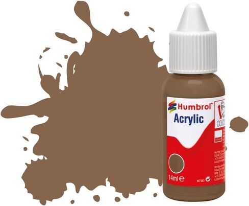 Humbrol Acrylic Paint - DB0023 No 23 Duck Egg Blue - Matt (14 ml) - Model Craft Paint, Acrylic Paint for Models Such as Vehicles, Planes, Diecast Figures and More - Artist Quality Modelling Paint in Kuwait