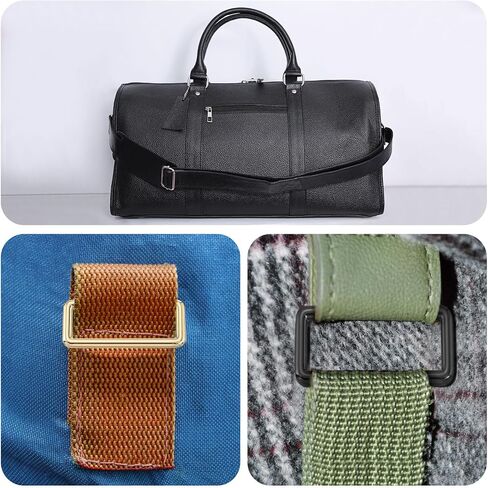uxcell Metal Rectangle Ring, Metal Rectangular Buckle Webbing Strap Fastener for Bag Belt DIY Accessories in Saudi Arabia
