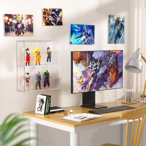 Aitee Acrylic Display Display for Mini Funko Pop Figures ، منظم خزانة تخزين الطبقة 3 من سطح المكتب أو سطح المكت in Kuwait