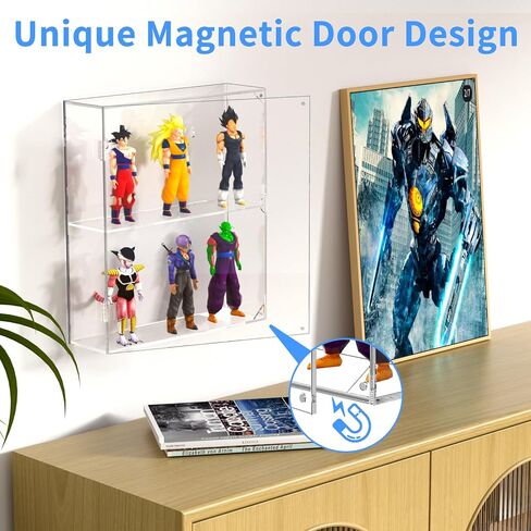Aitee Acrylic Display Display for Mini Funko Pop Figures ، منظم خزانة تخزين الطبقة 3 من سطح المكتب أو سطح المكت in Kuwait