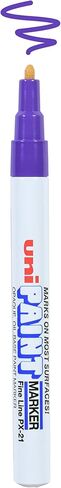 Uni-Ball Uni Paint PX-21 Oil-Based Paint Markers, Fine Line (1.2mm), Violet, 2 Count in Saudi Arabia