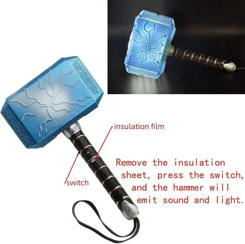 تلعب شخصية بطل الأطفال المطارق وقناع LED LED Light Mask Cape Children الأدوار الهدايا للأطفال in Saudi Arabia