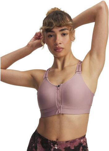 حمالة صدر رياضية نسائية من Under Armour Infinity High Impact Zip، (001) أسود / / أبيض، متوسط ​​D-DD in Saudi Arabia