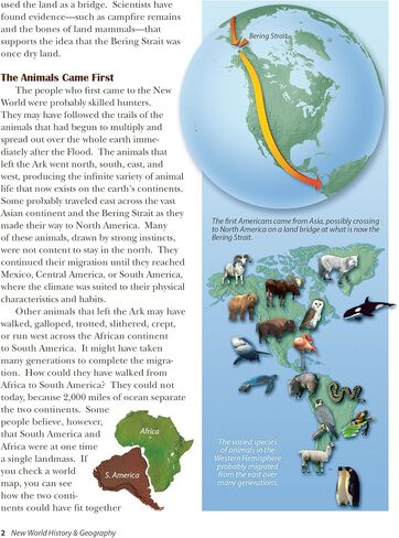 New World History and Geography in Christian Perspective - Abeka 6th Grade 6 Western Hemisphere History of North America and South America Student Textbook in Saudi Arabia
