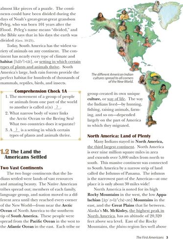 New World History and Geography in Christian Perspective - Abeka 6th Grade 6 Western Hemisphere History of North America and South America Student Textbook in Saudi Arabia