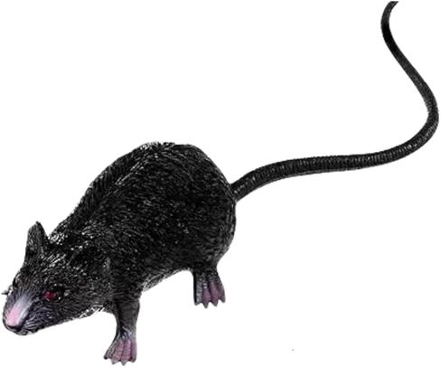 Plastic Halloween Rat, Realistic Fake Mouse for Party Decorations, Creepy Prank Props, Spooky April Fool's Day Trick, Lifelike Mice Figures for Party and Haunted House Decor, Decorations (Grey) in Saudi Arabia