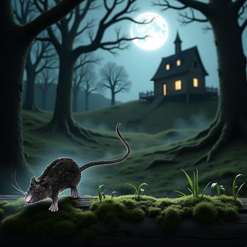 Plastic Halloween Rat, Realistic Fake Mouse for Party Decorations, Creepy Prank Props, Spooky April Fool's Day Trick, Lifelike Mice Figures for Party and Haunted House Decor, Decorations (Grey) in Saudi Arabia
