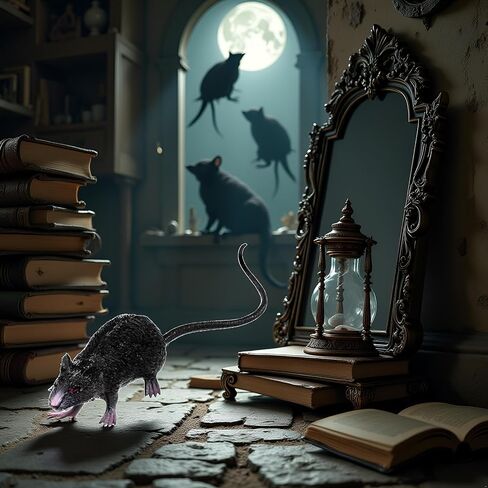 Plastic Halloween Rat, Realistic Fake Mouse for Party Decorations, Creepy Prank Props, Spooky April Fool's Day Trick, Lifelike Mice Figures for Party and Haunted House Decor, Decorations (Grey) in Saudi Arabia